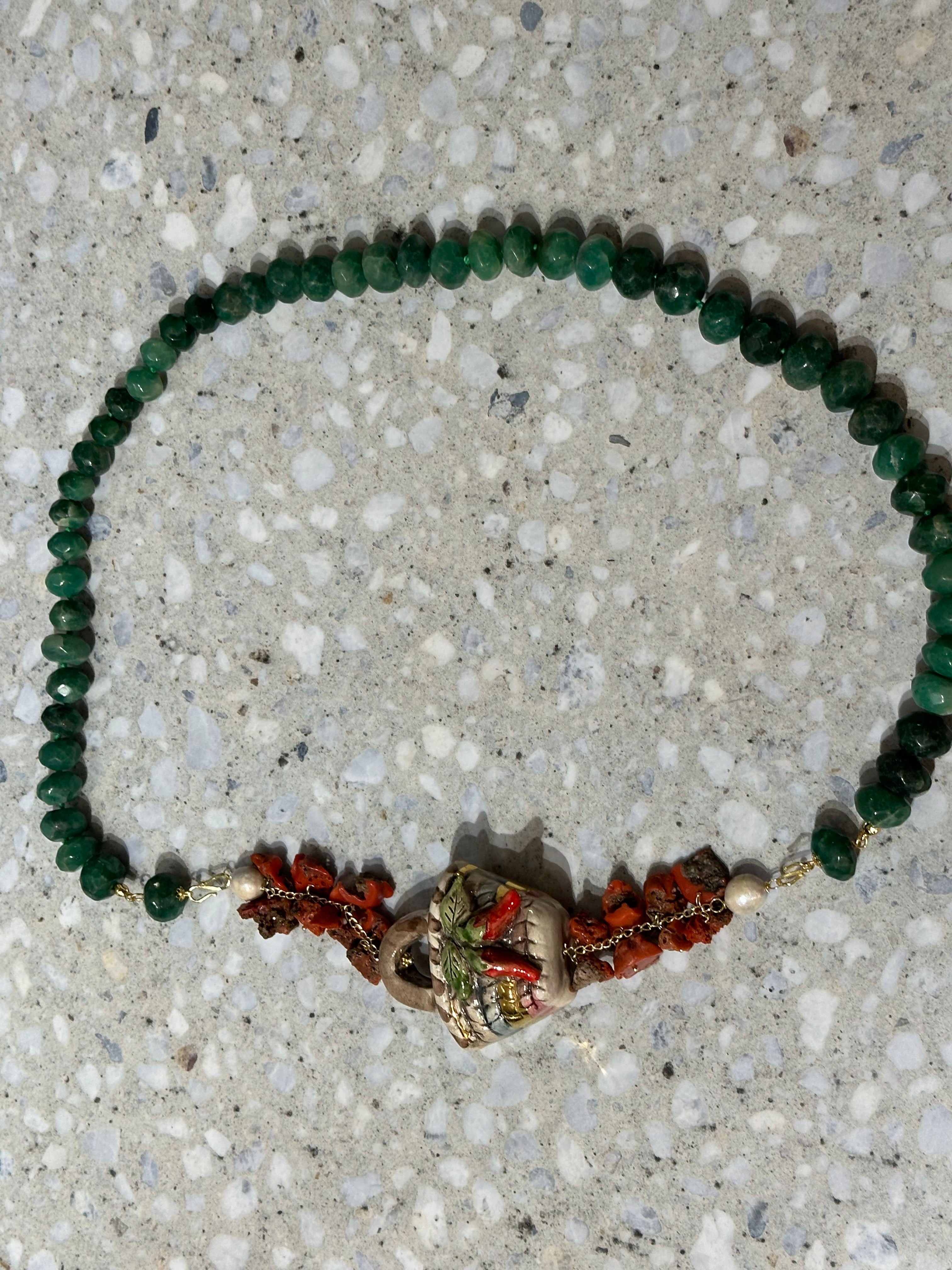 Ceramic Chilli Necklace