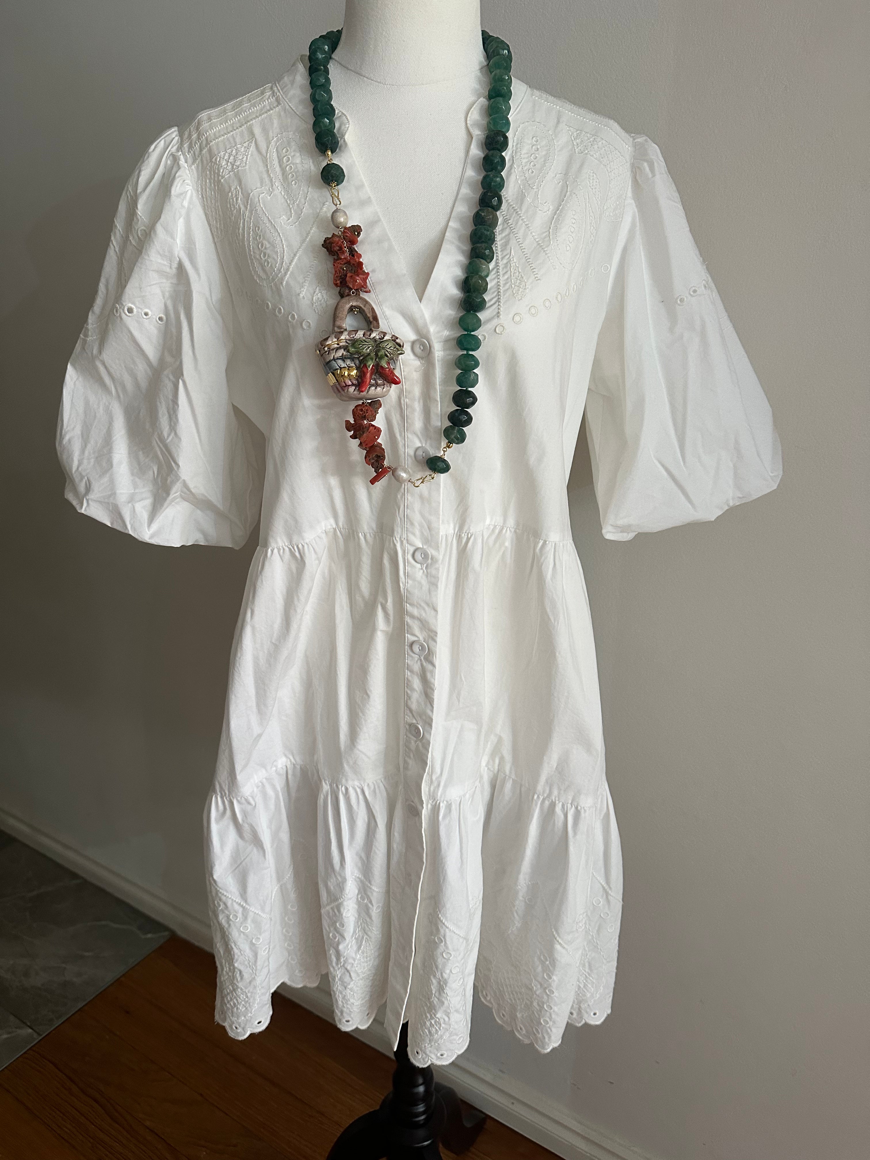 Ceramic Chilli Necklace