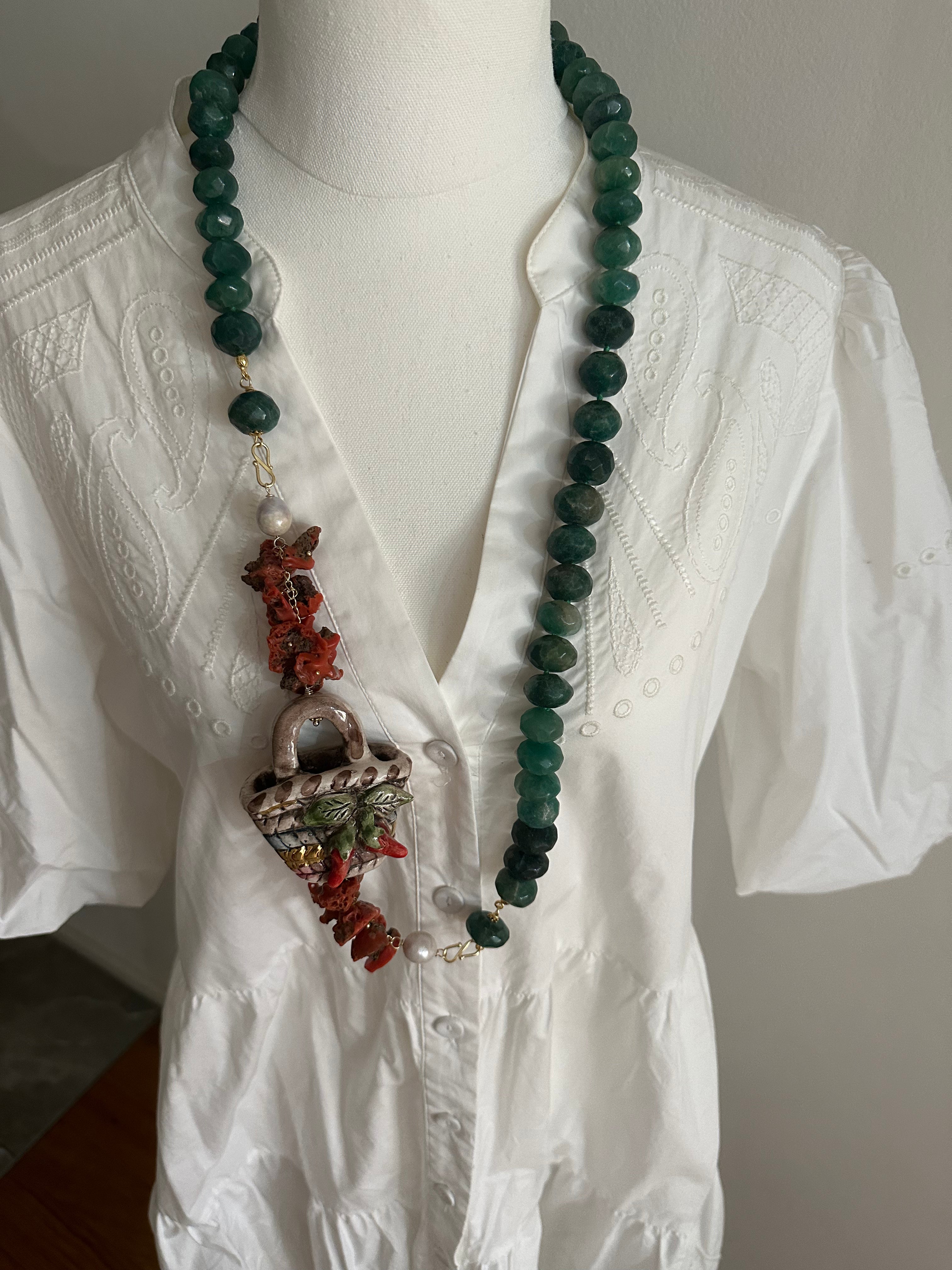 Ceramic Chilli Necklace