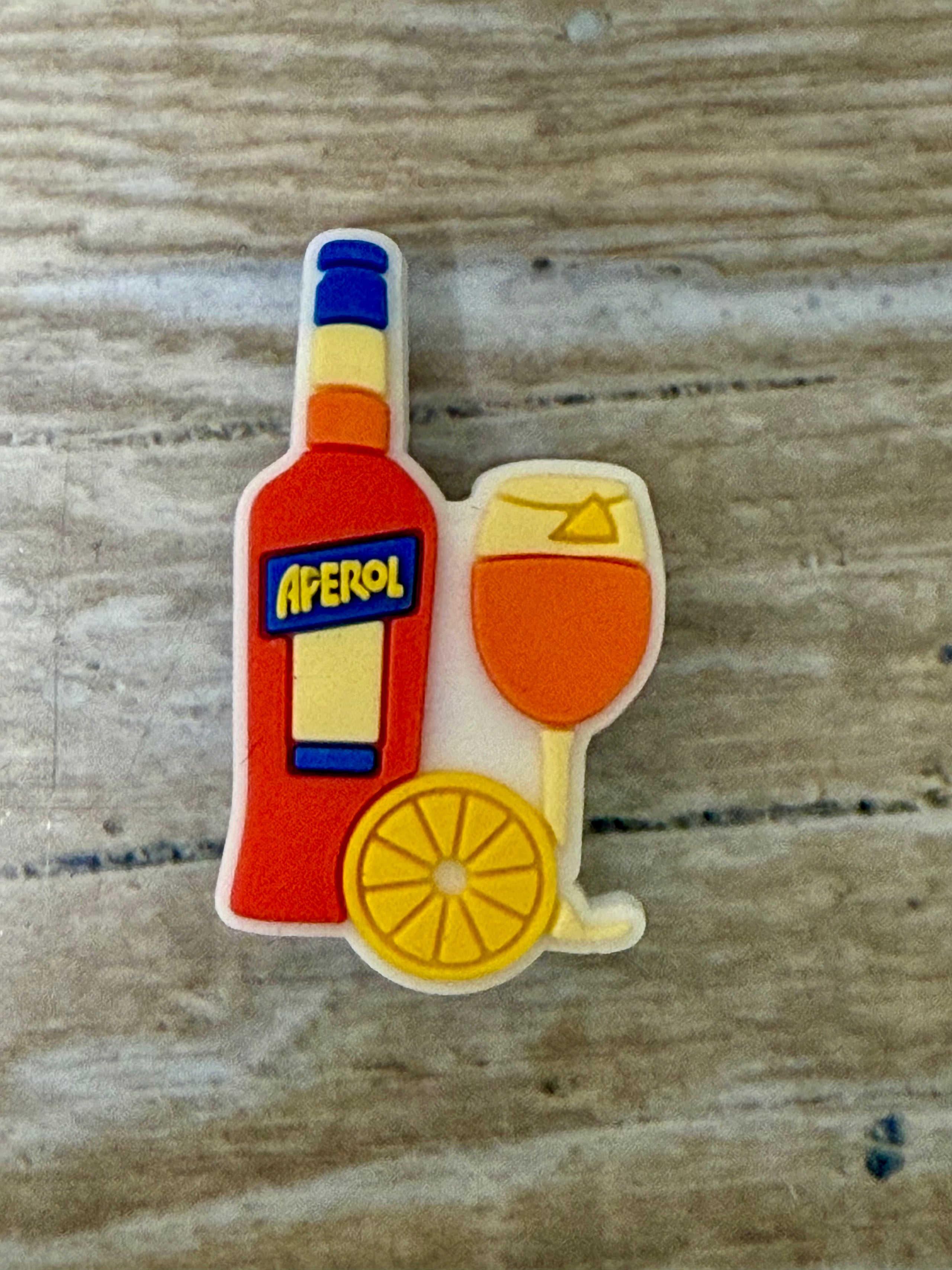 Aperol Spritz Croc Charm