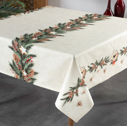 Christmas Tablecloth with Lanterns (12-14 people)