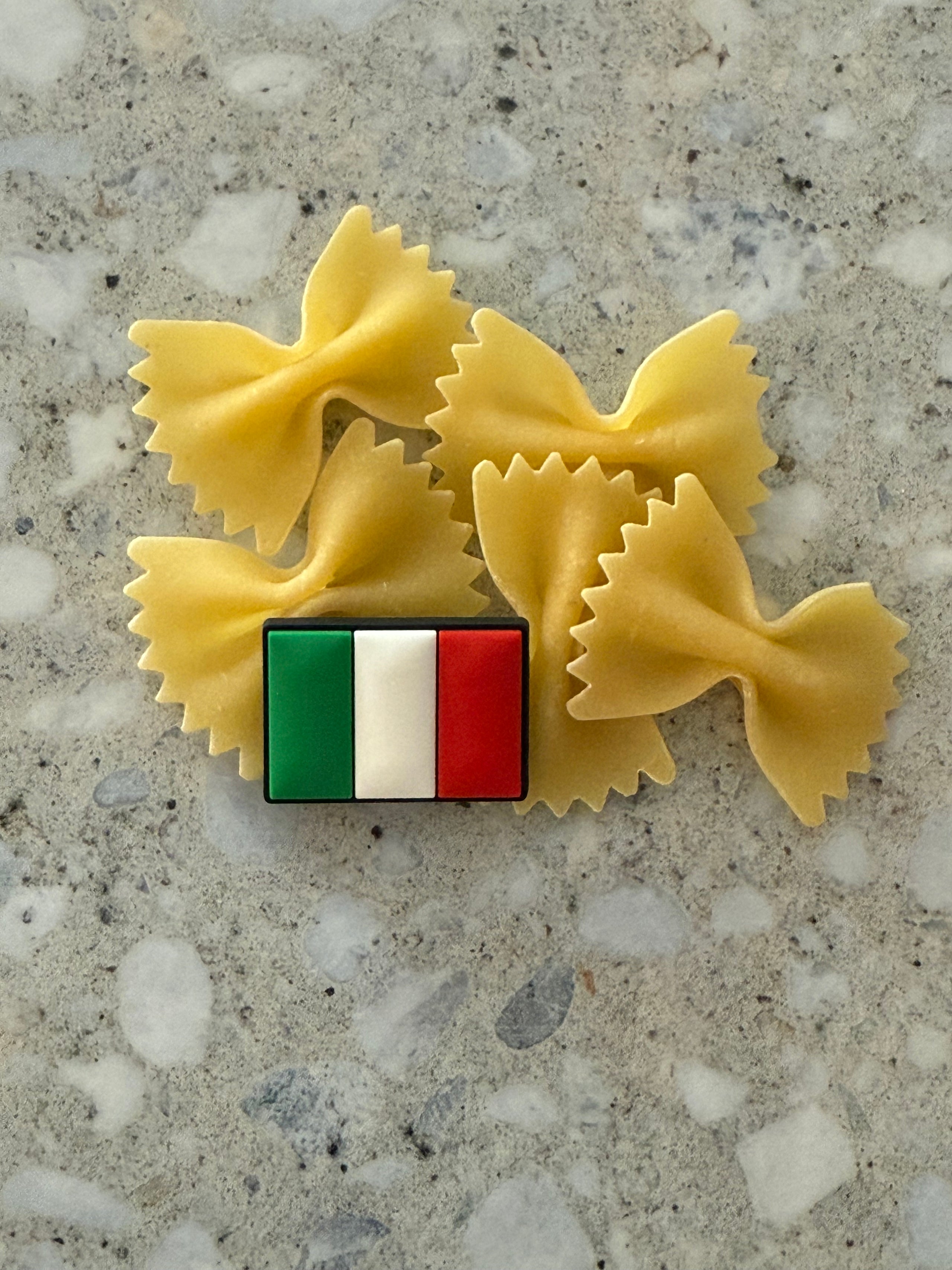 Italian Flag Croc Charm