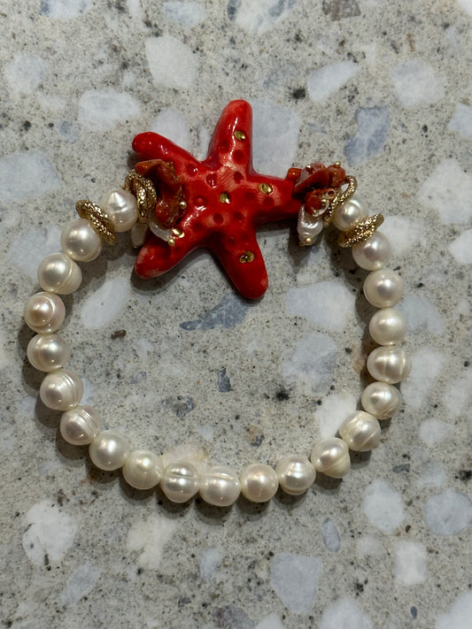 Stella Marina Bracelet in Rosso