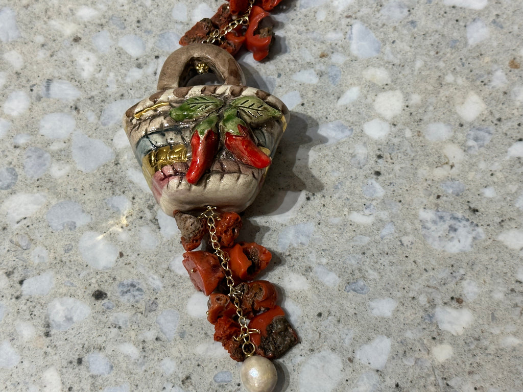 Ceramic Chilli Necklace