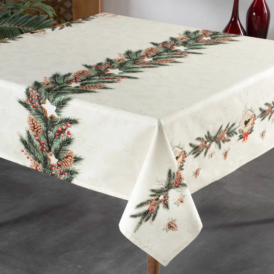 Christmas Tablecloth with Lanterns (8-10 people)