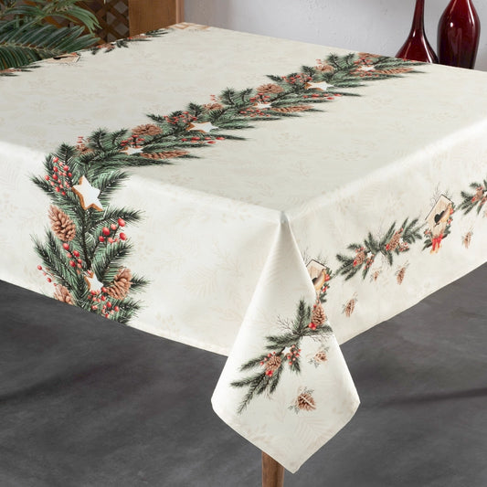 Christmas Tablecloth with Lanterns