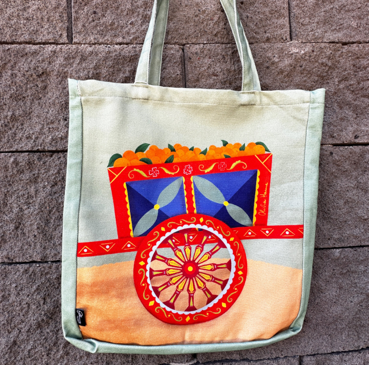 Sicilian Carretto Tote Bag