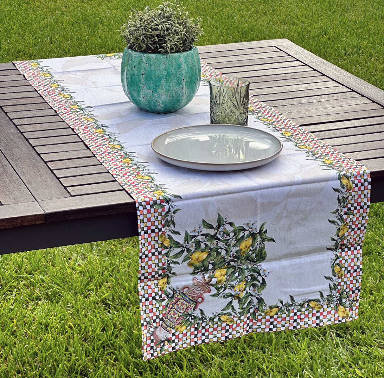 Sicilian Lemon Table Runner