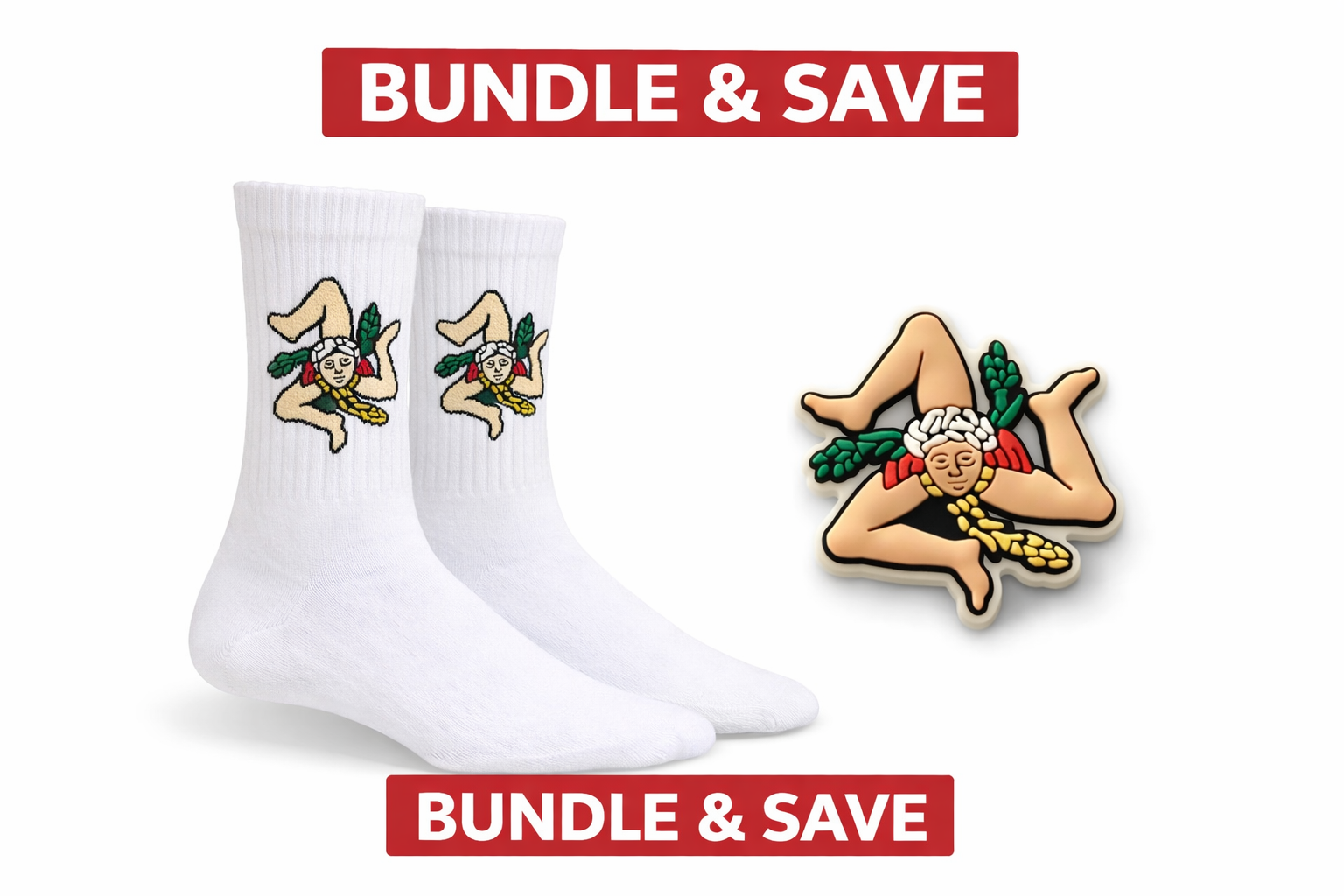 🥇 The Ultimate Italian Charm & Sock Bundle