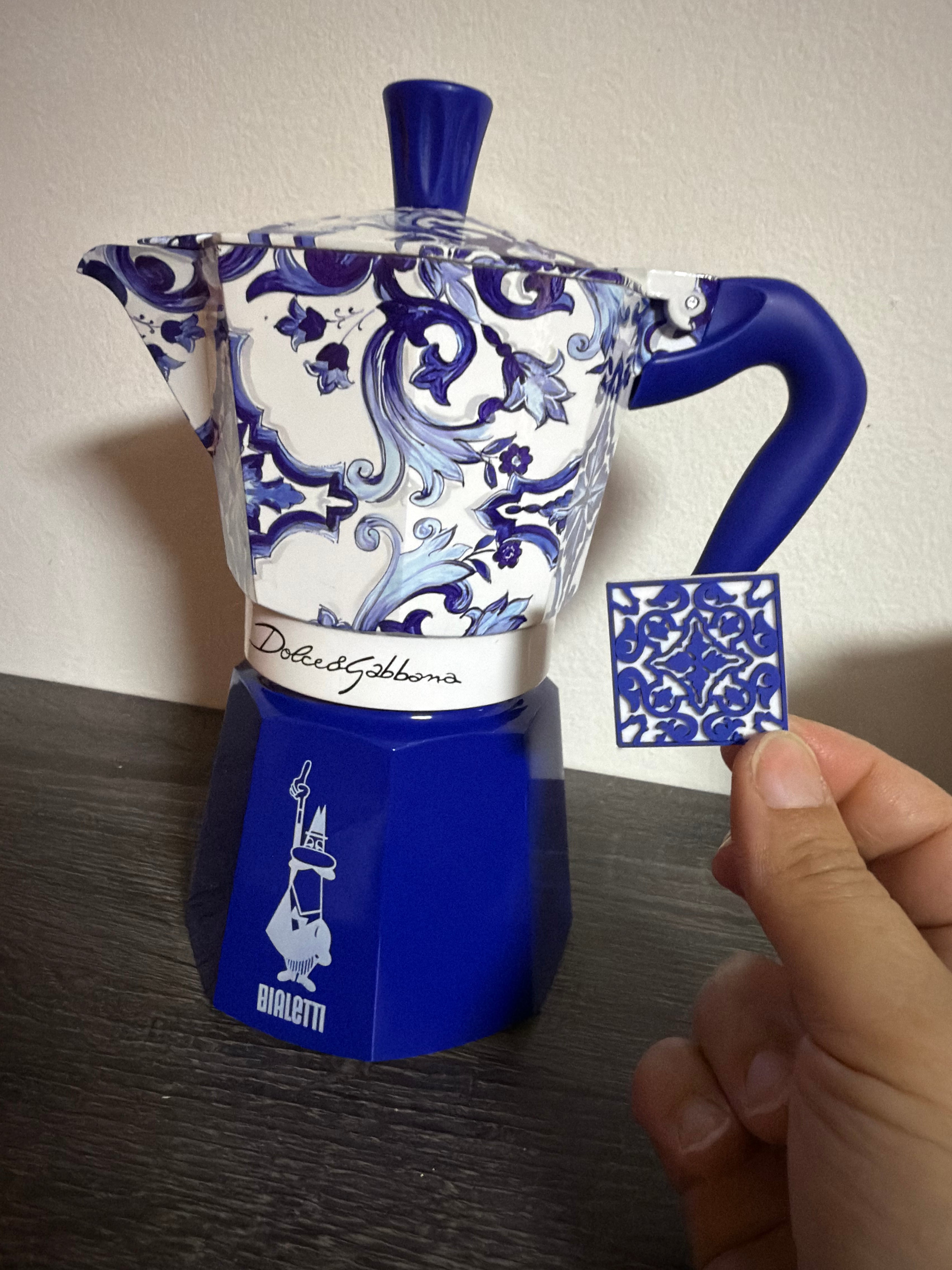 Sicilian Majolica Tile Croc Charm