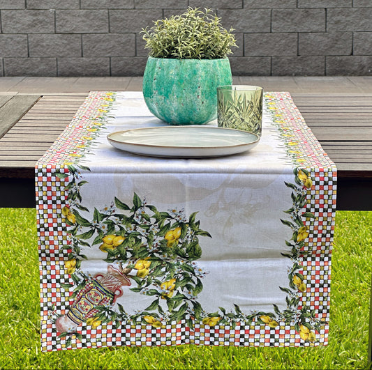 Sicilian Lemon Table Runner