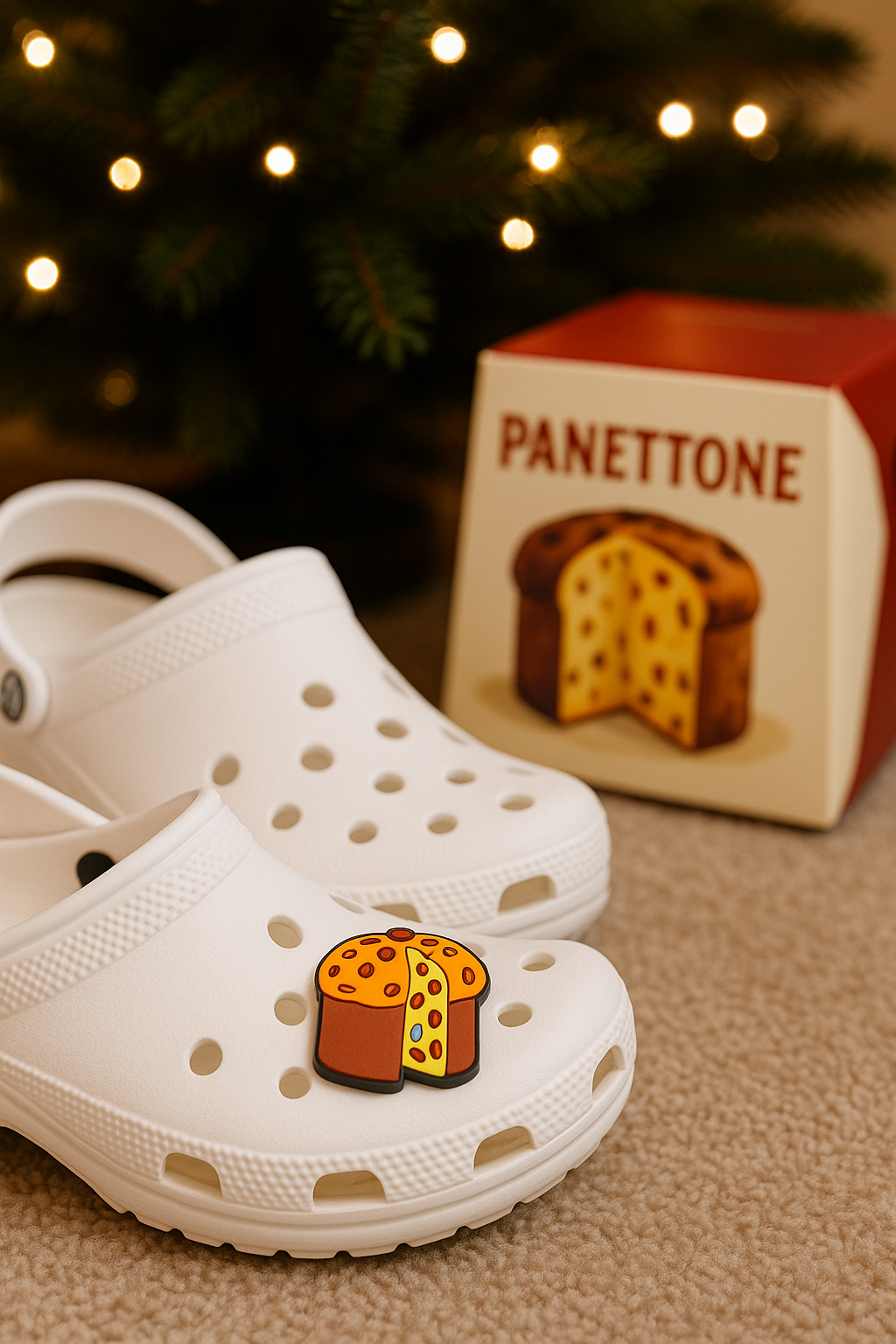 Panettone Croc Charm