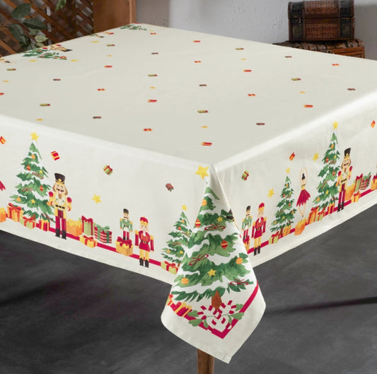 Christmas Nutcracker Tablecloth