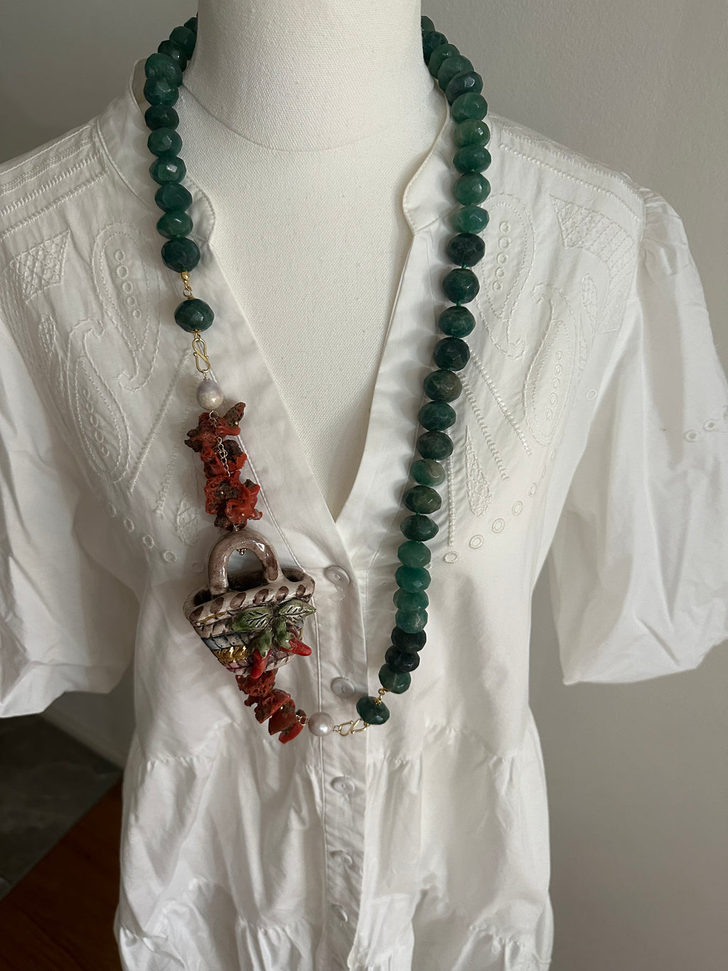 Ceramic Chilli Necklace