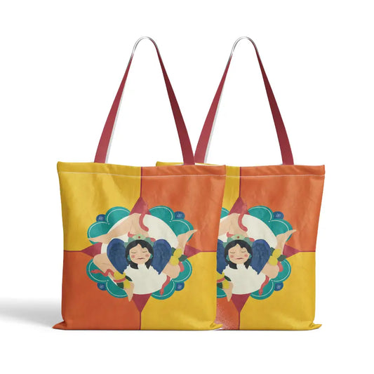 Modern Trinacria Tote Bag