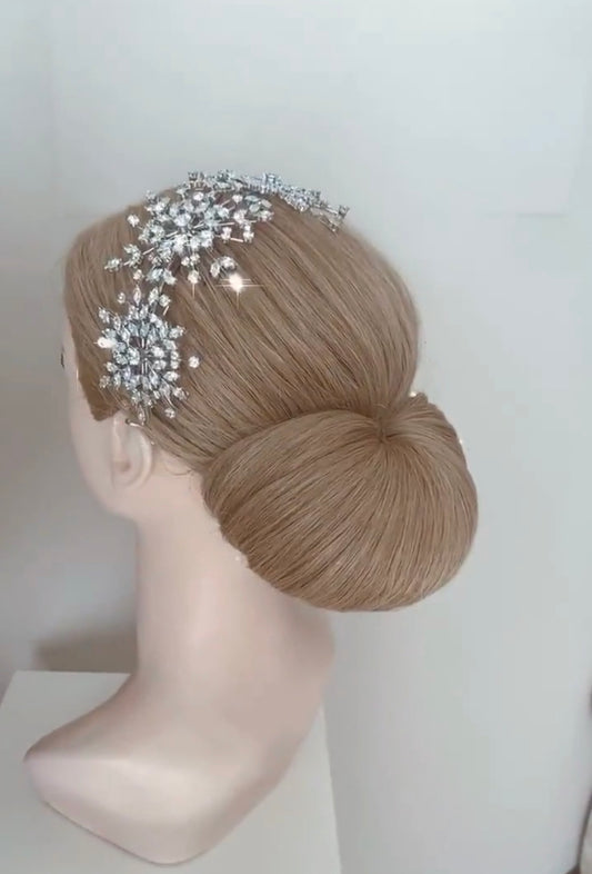 Silver Rhinestone Headband