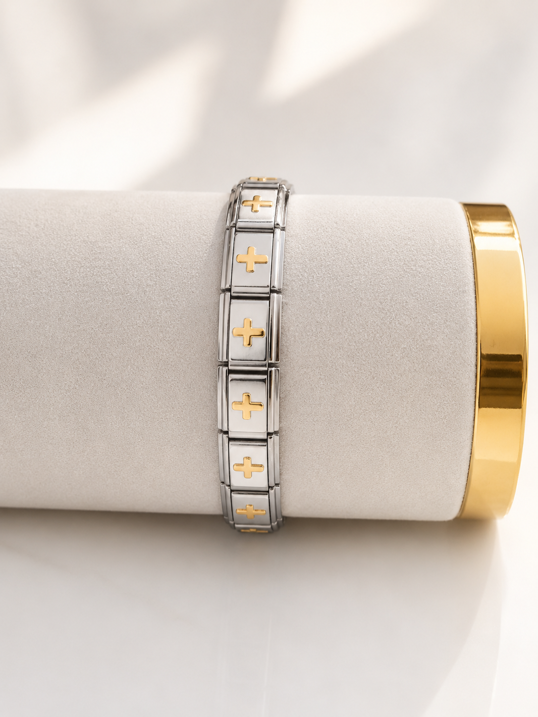 Stainless Steel Cross Bracelet