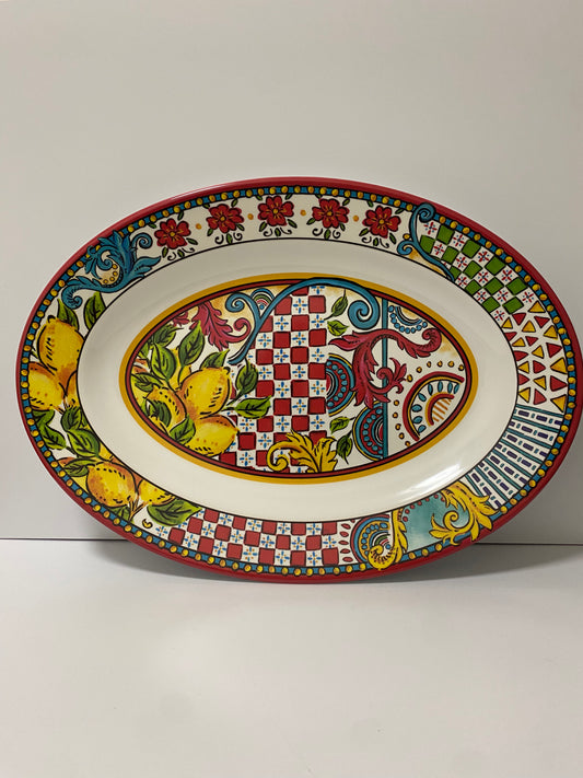 Melamine Oval Platter - Carretto Design
