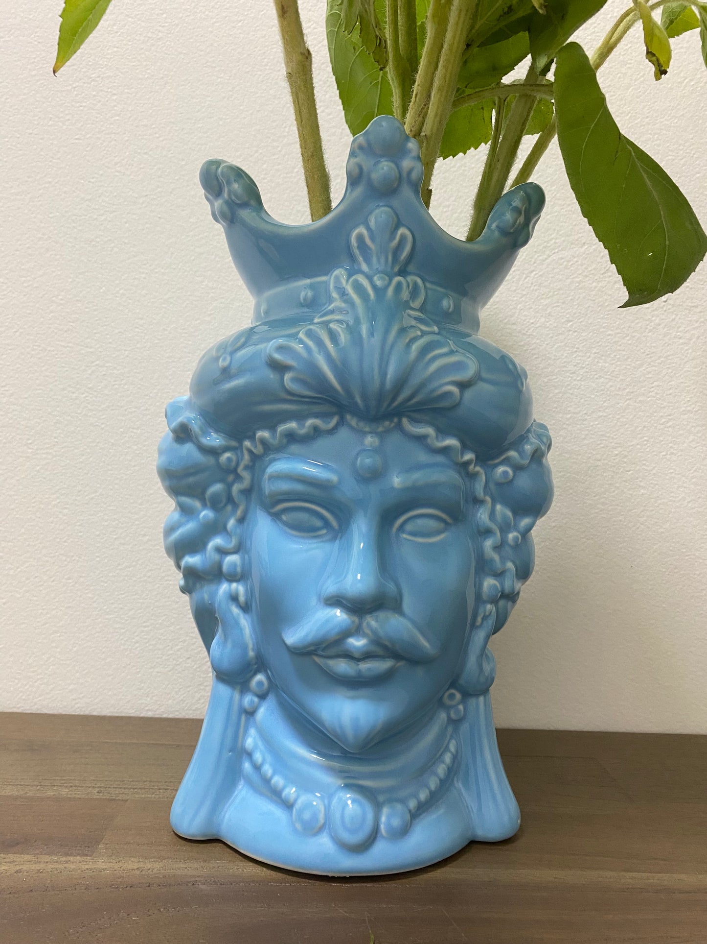 Blue Moor Man - Modern Vase